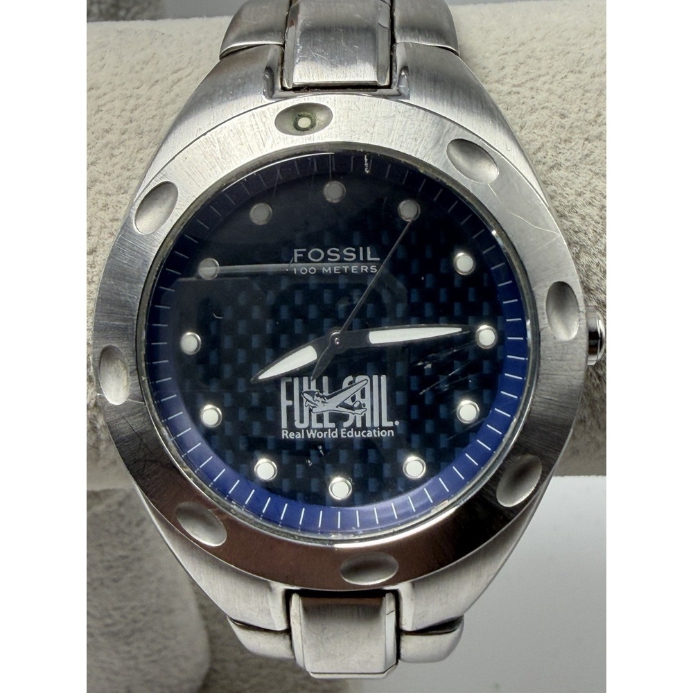 Fossil PR-5098 Full Sail University New Battery Mens Watch 40MM 7.75"